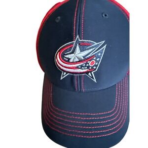 Columbus Blue Jackets NHL 47 Brand Hat Cap Red Navy Fitted Baseball